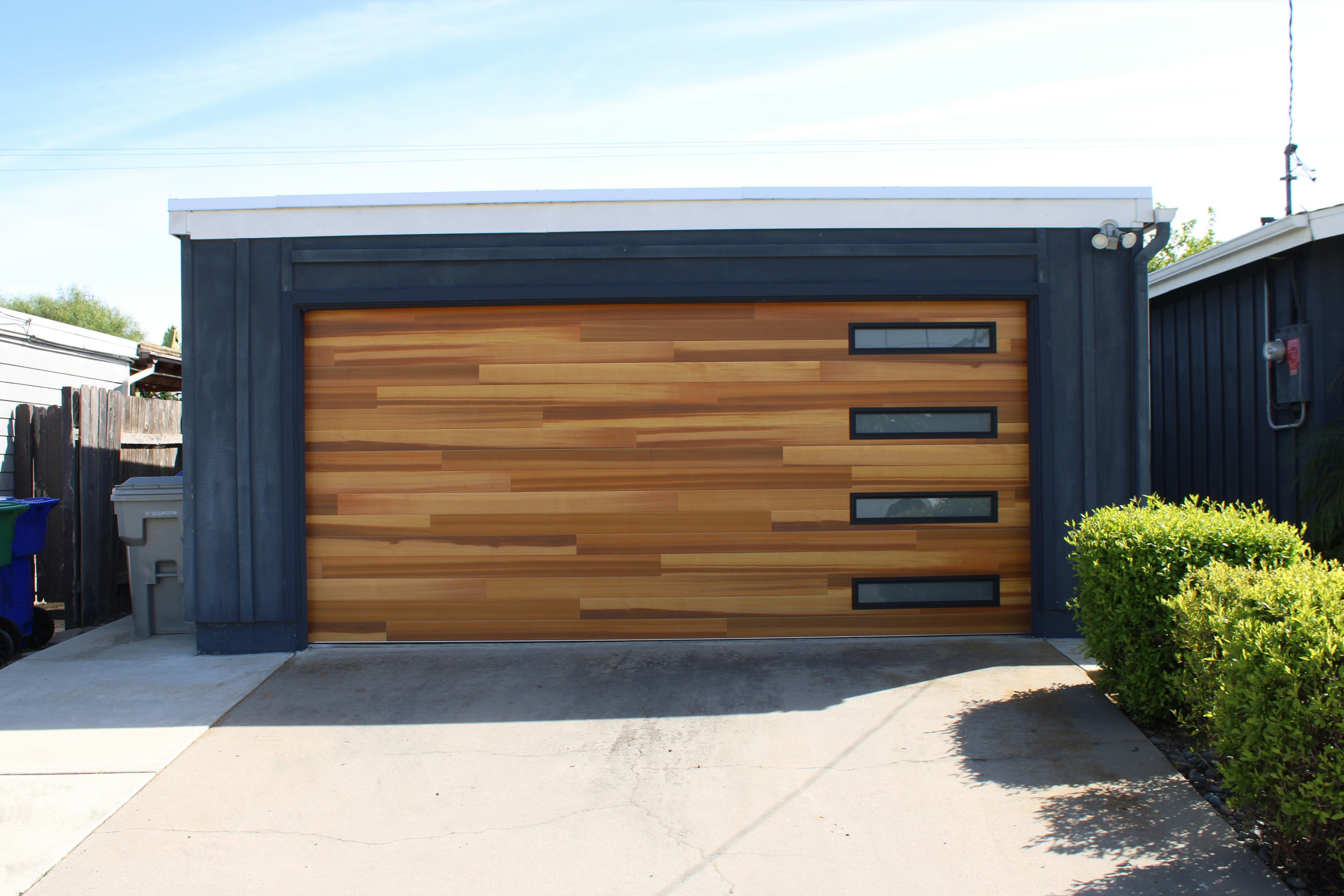 Residential garage door